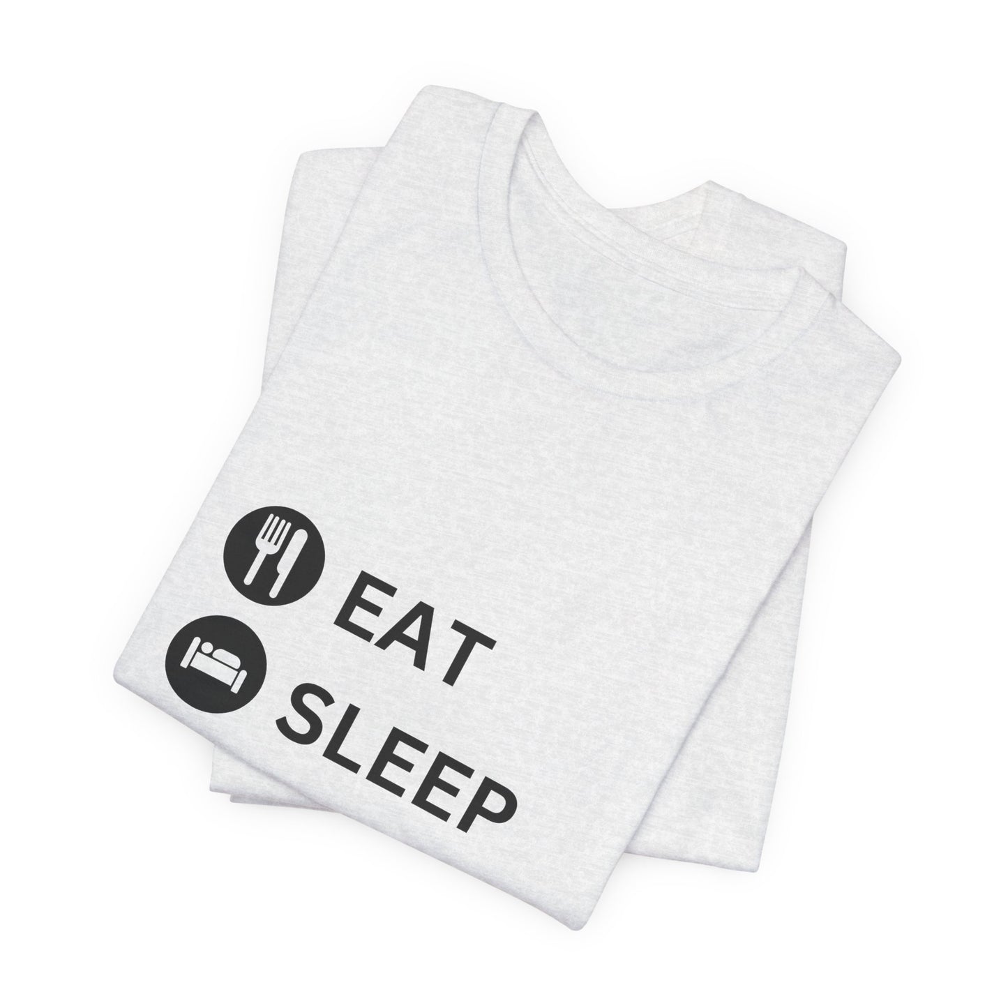"Eat, Sleep, Travel, Repeat" Unisex Jersey Short Sleeve Tee