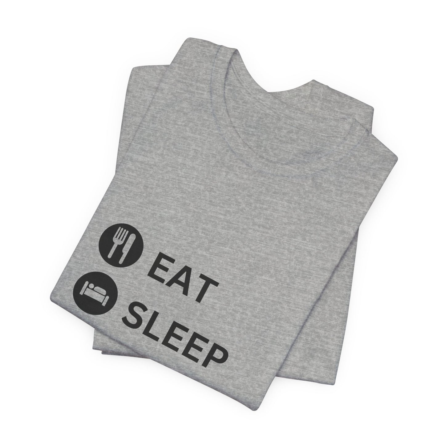 "Eat, Sleep, Travel, Repeat" Unisex Jersey Short Sleeve Tee