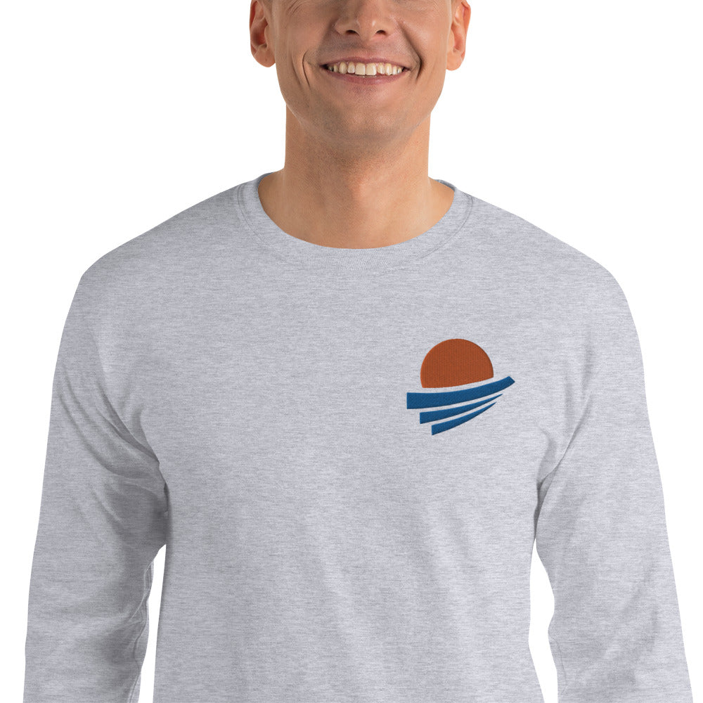 "Emblem" Embroidered Long Sleeve Shirt