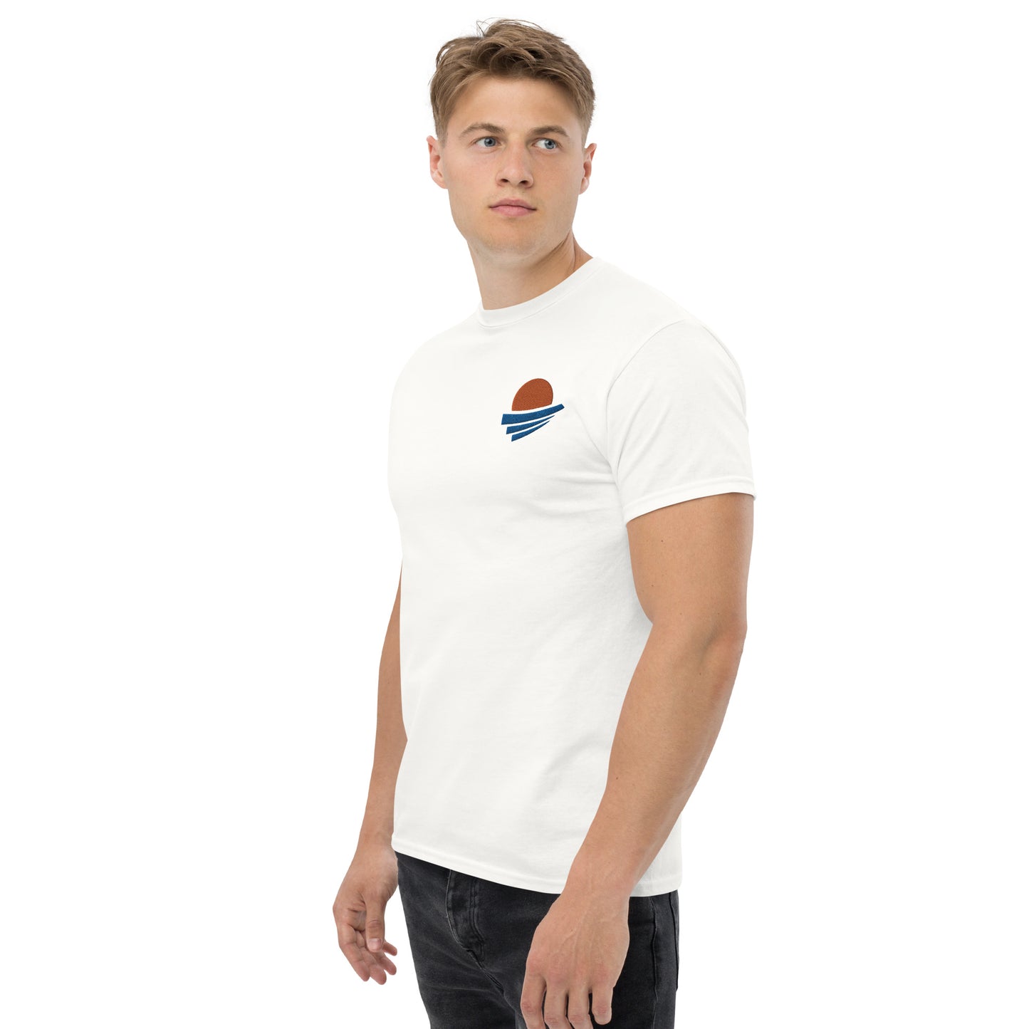 "Emblem" Embroidered Classic Tee