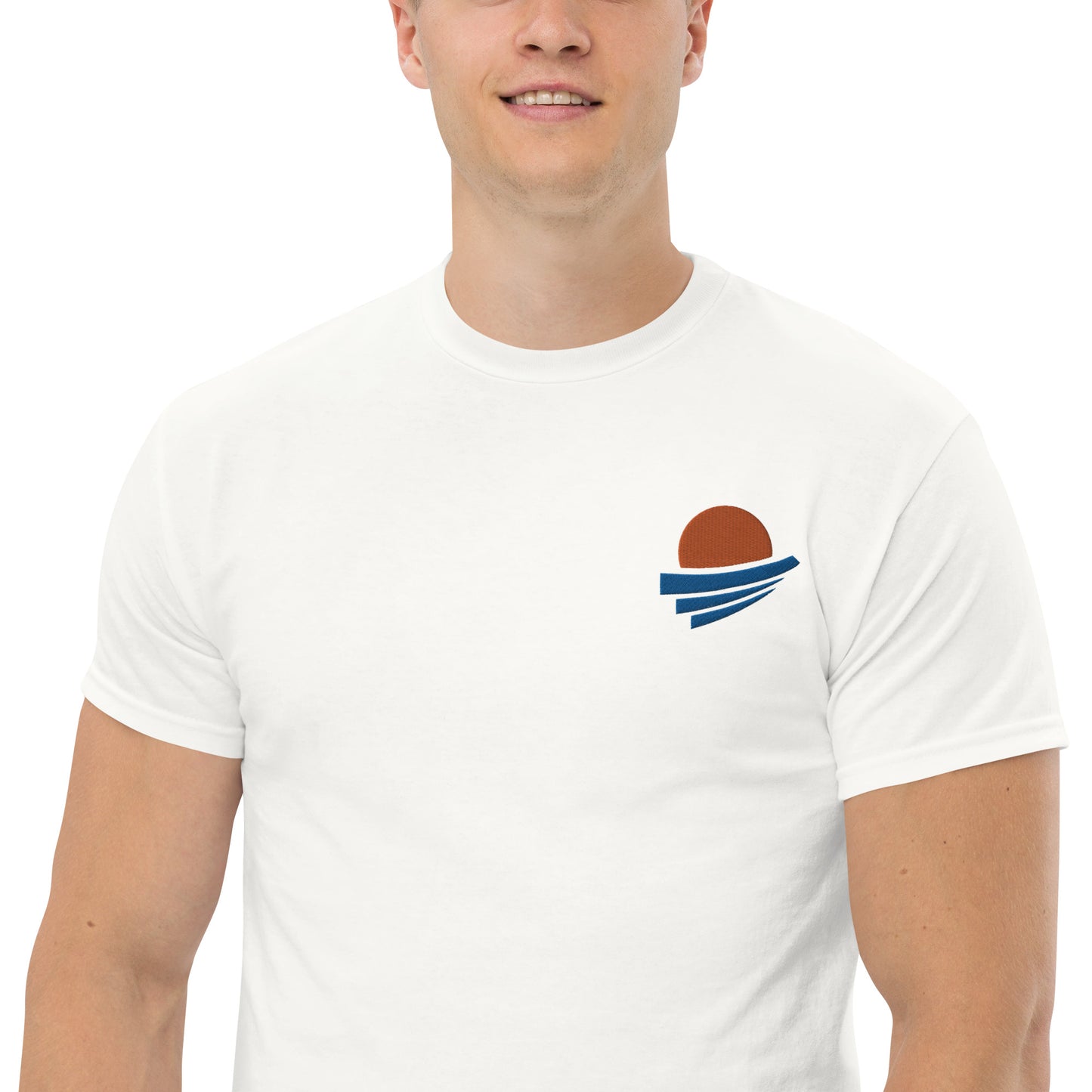 "Emblem" Embroidered Classic Tee